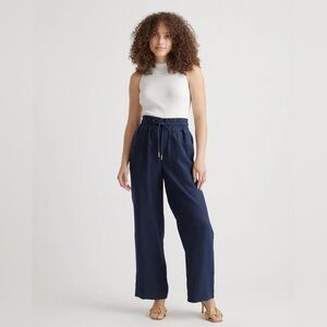 Quince 100% European Linen Wide Leg Pants